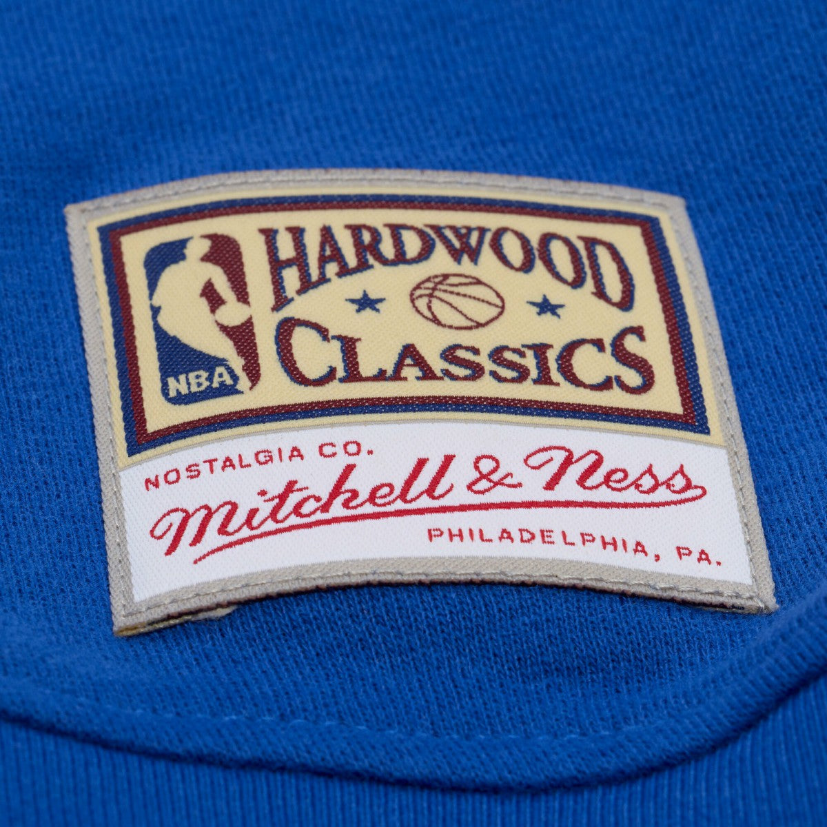 New York Knicks Women's Hardwood Classics Script Lightweight Sweatshirt - Royal sale