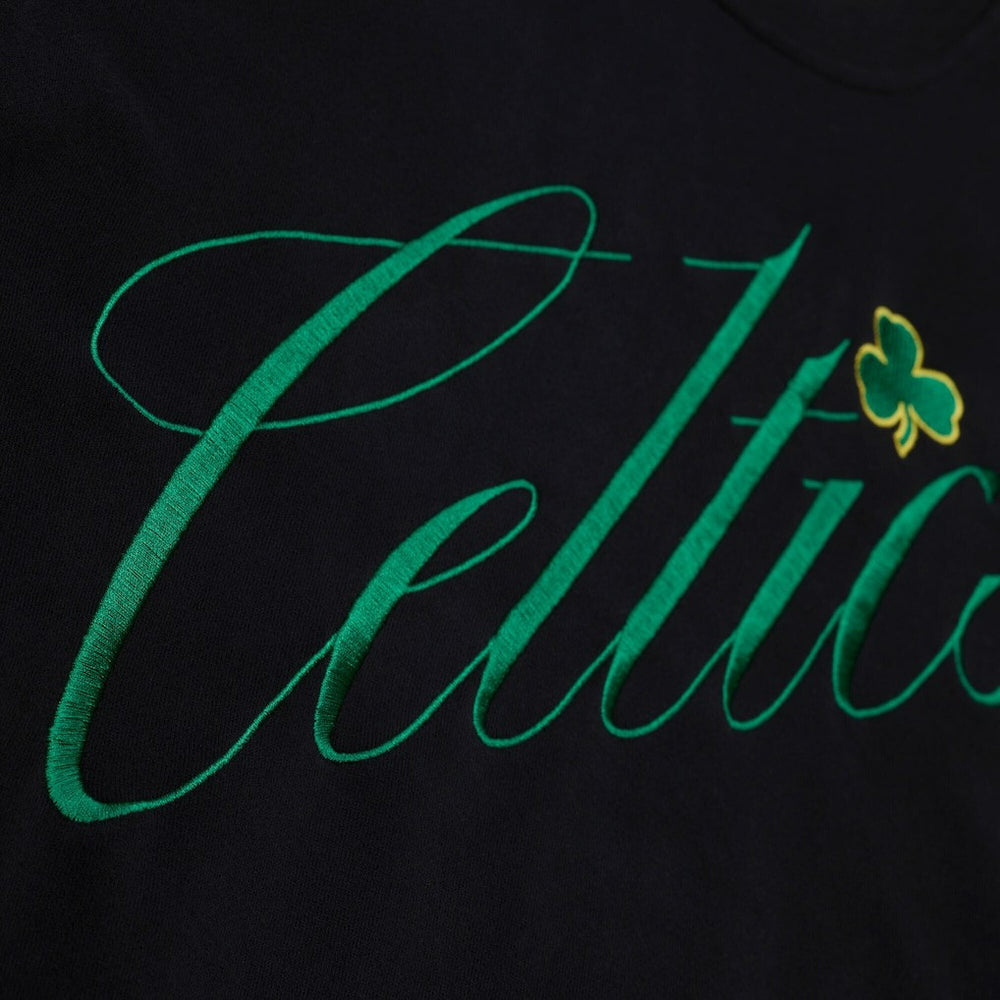 Boston Celtics Women's Hardwood Classics Script Lightweight Sweatshirt - Black online