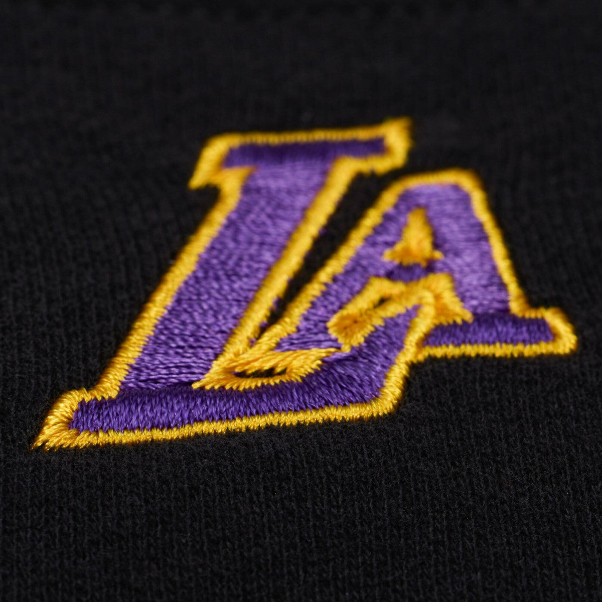 Los Angeles Lakers Women's Hardwood Classics Script Lightweight Sweatshirt - Black for sale