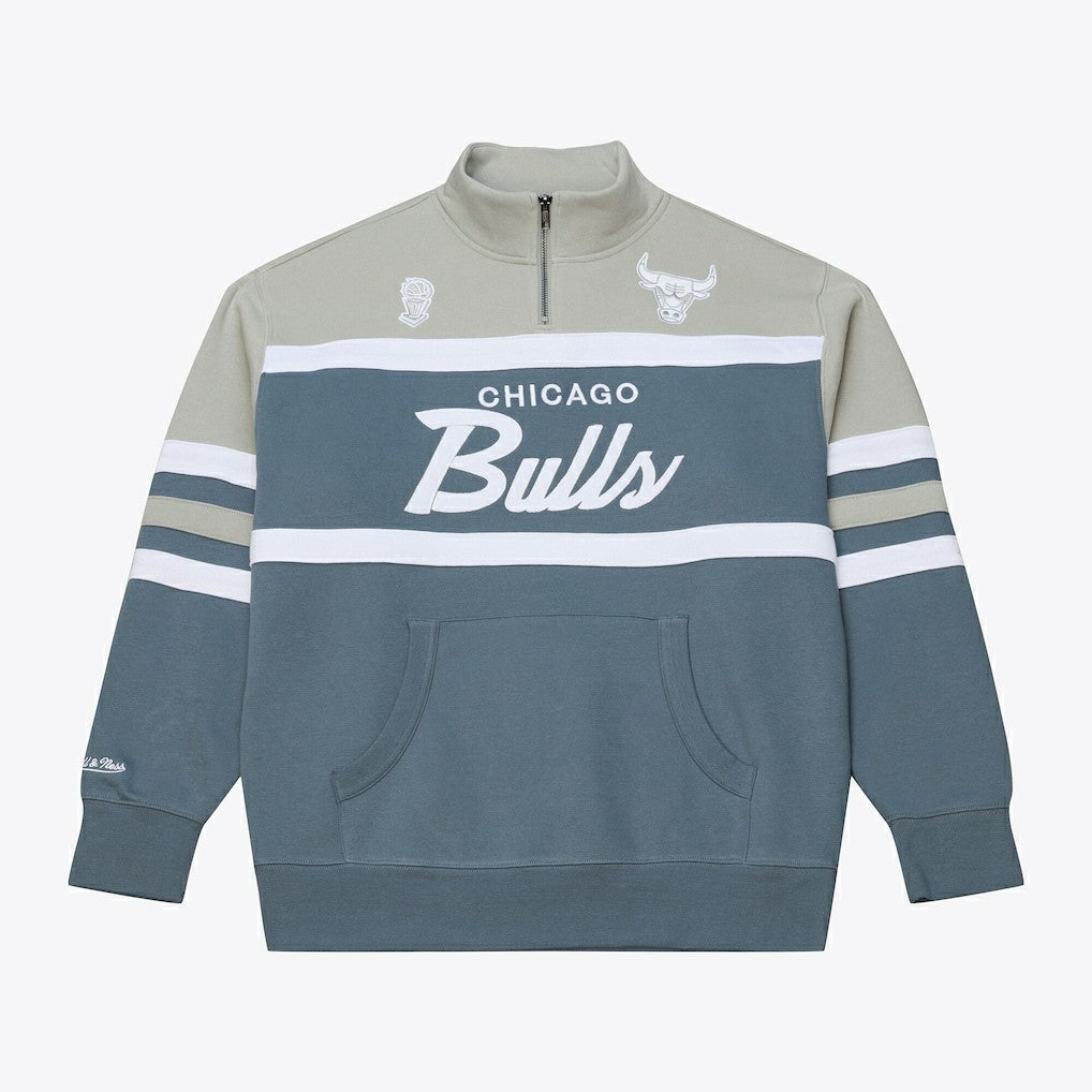 Chicago Bulls Thunderstorm Head Coach Quarter-Zip Jacket - Blue cheap