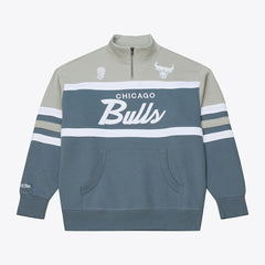 Chicago Bulls Thunderstorm Head Coach Quarter-Zip Jacket - Blue cheap