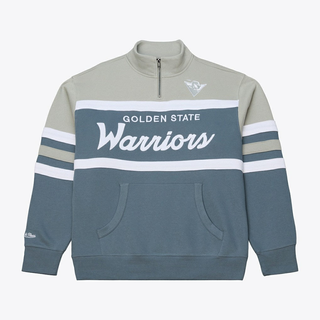 Golden State Warriors Thunderstorm Head Coach Quarter-Zip Jacket sale - Blue discount