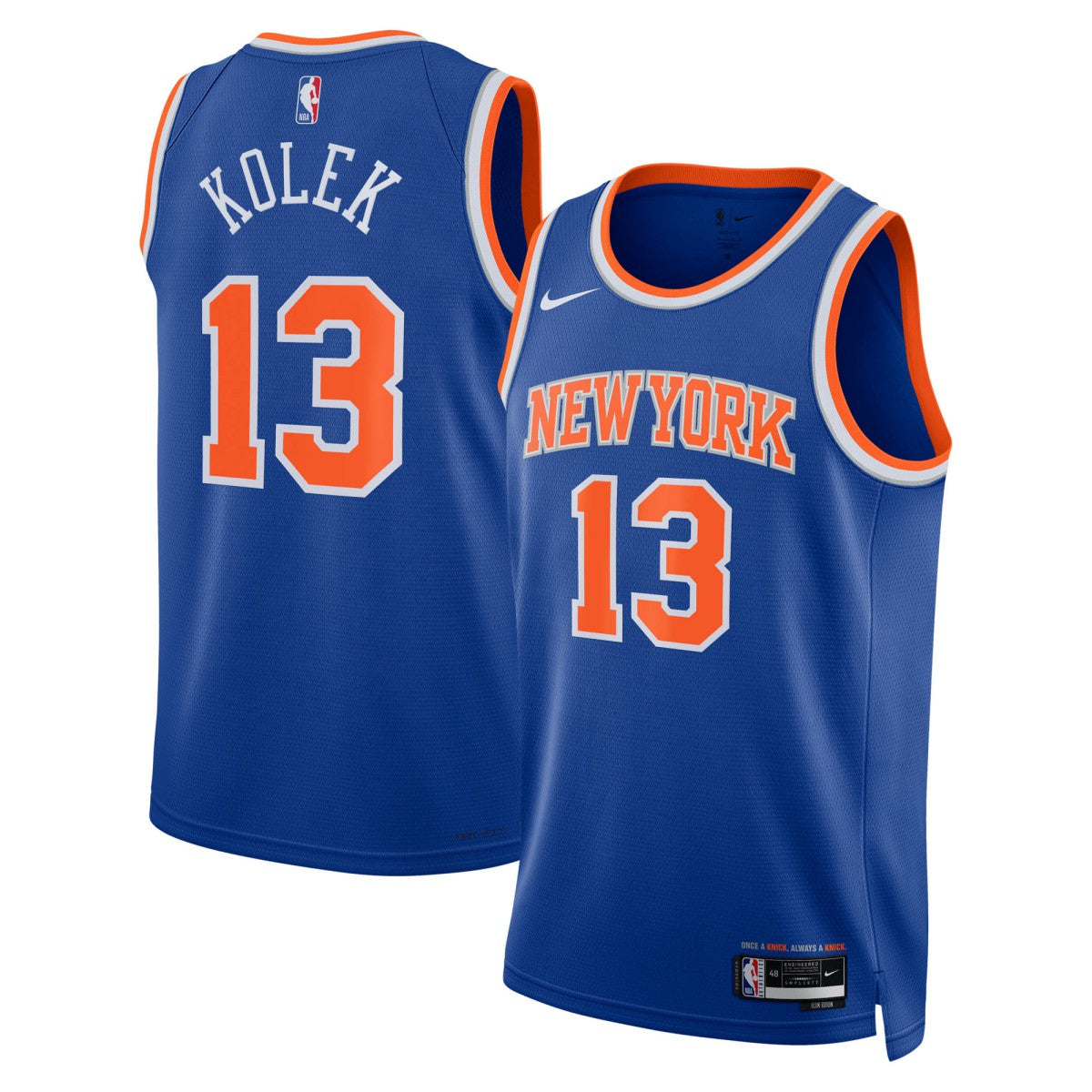 Tyler Kolek New York Knicks Unisex Swingman Jersey - Icon Edition - Blue cheap