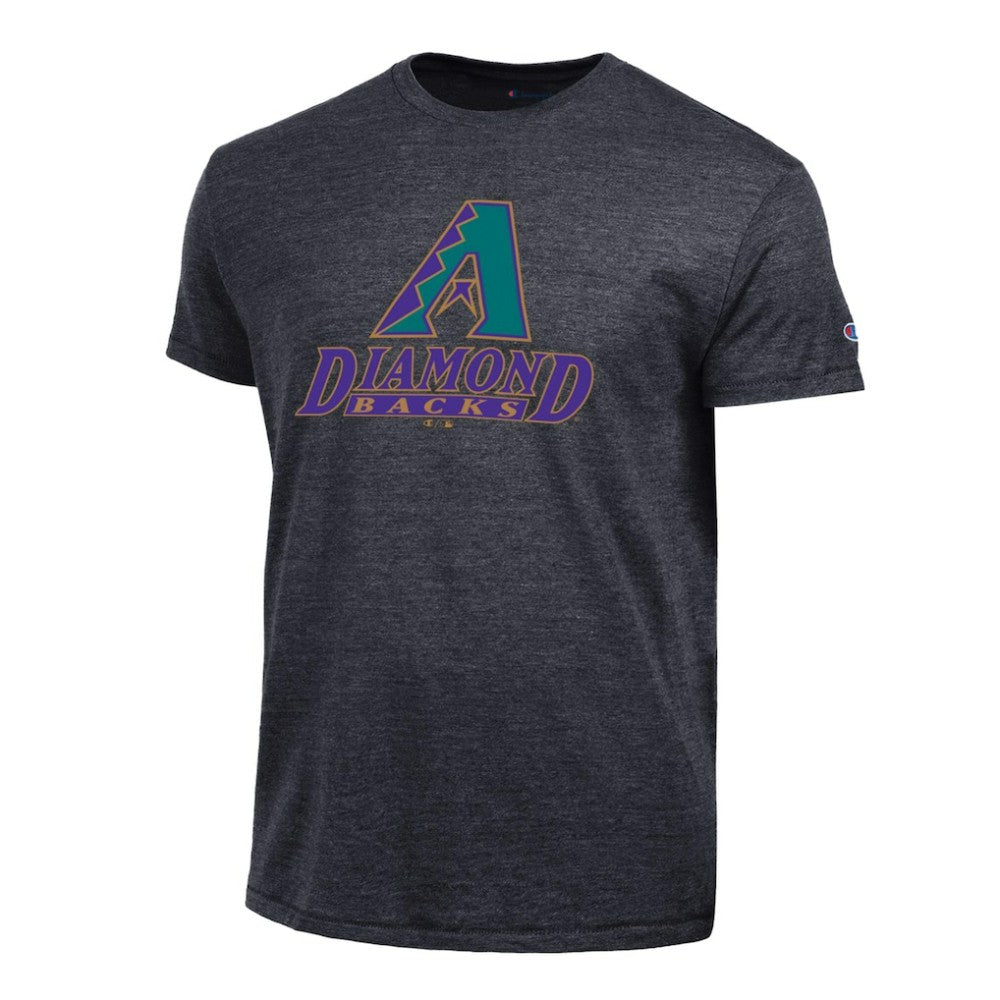 Arizona Diamondbacks Champion Cooperstown Logo Tri-Blend T-Shirt Black
