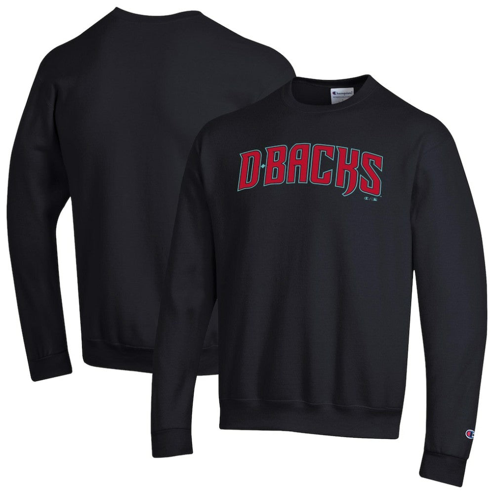 Arizona Diamondbacks Champion Powerblend Wordmark Sweatshirt Black