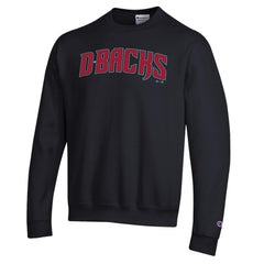 Arizona Diamondbacks Champion Powerblend Wordmark Sweatshirt Black