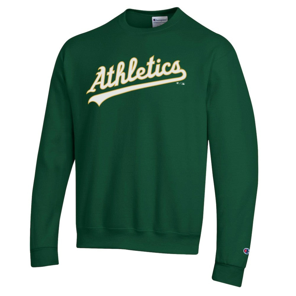 Athletics Champion Powerblend Wordmark Sweatshirt Green