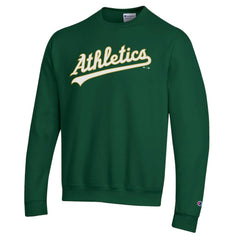 Athletics Champion Powerblend Wordmark Sweatshirt Green