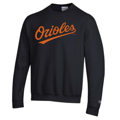 Baltimore Orioles Champion Powerblend Wordmark Sweatshirt Black