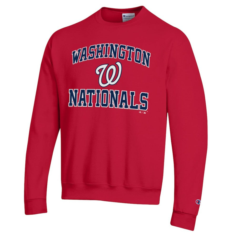 Washington Nationals Champion Heart & Soul Powerblend Sweatshirt Red