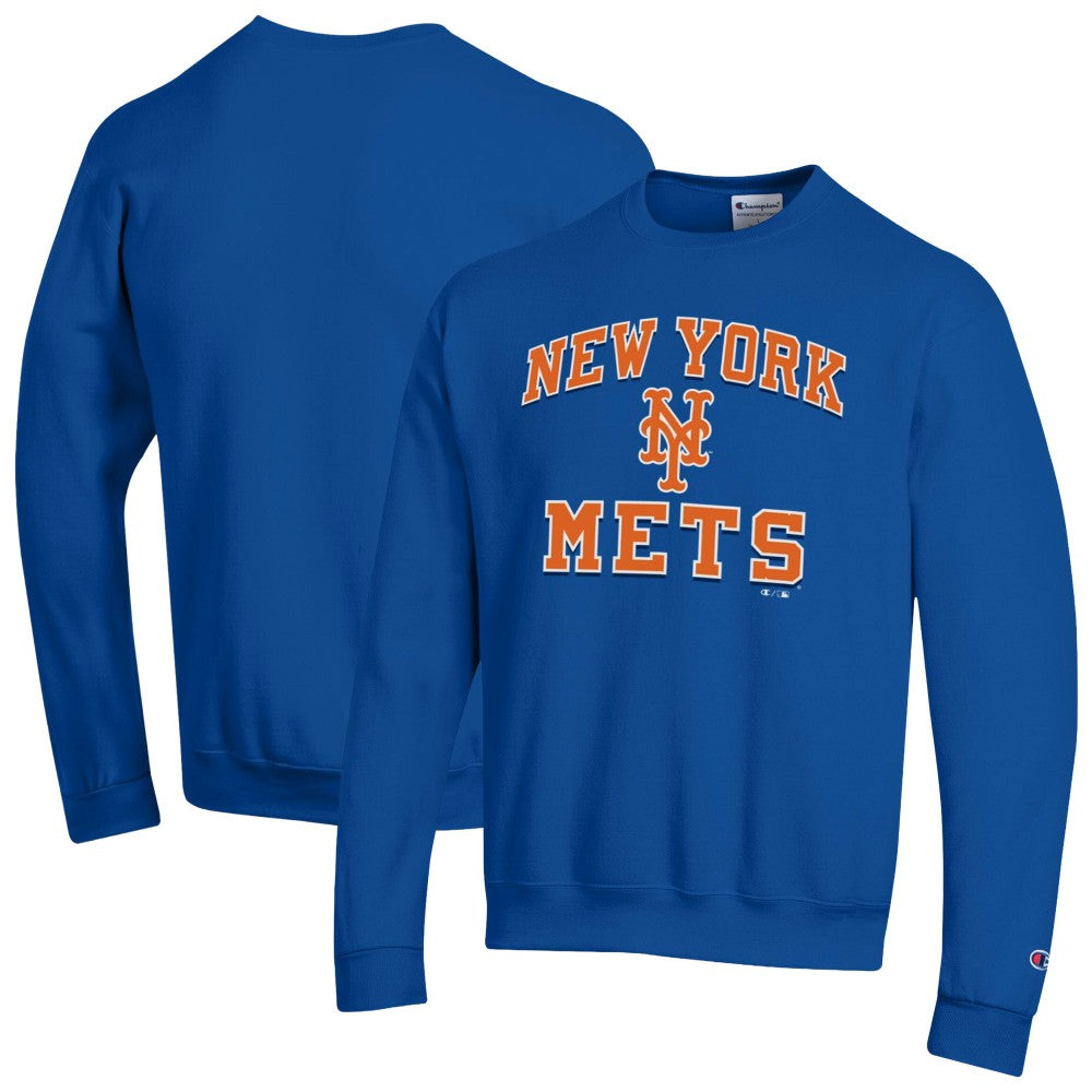New York Mets Champion Heart & Soul Powerblend Sweatshirt Royal