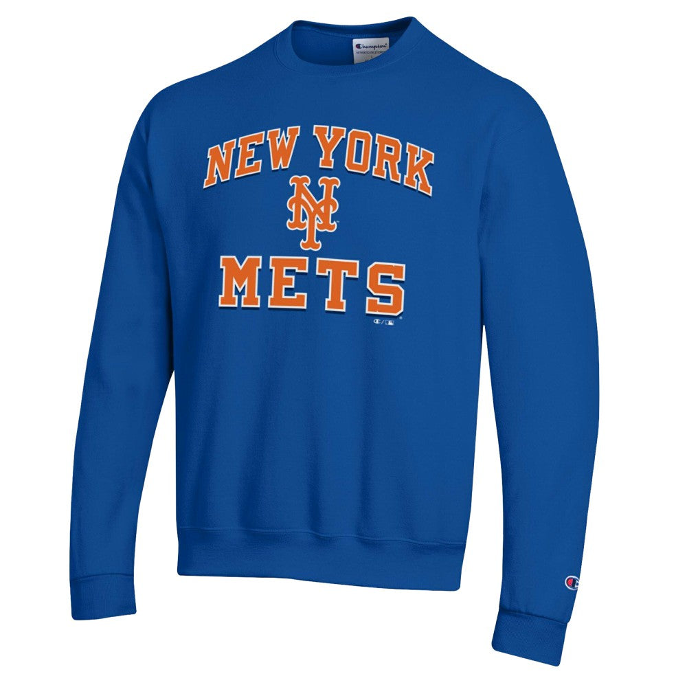 New York Mets Champion Heart & Soul Powerblend Sweatshirt Royal