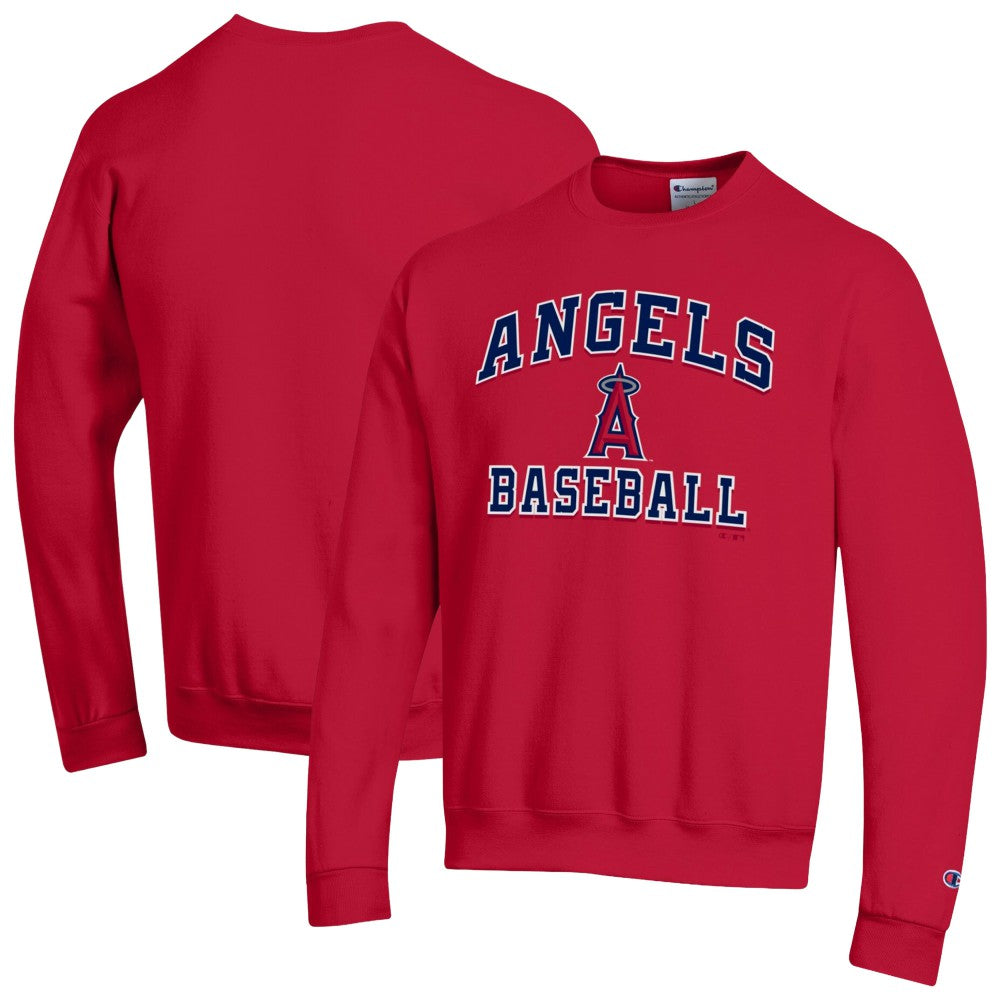 Los Angeles Angels Champion Heart & Soul Powerblend Sweatshirt Red