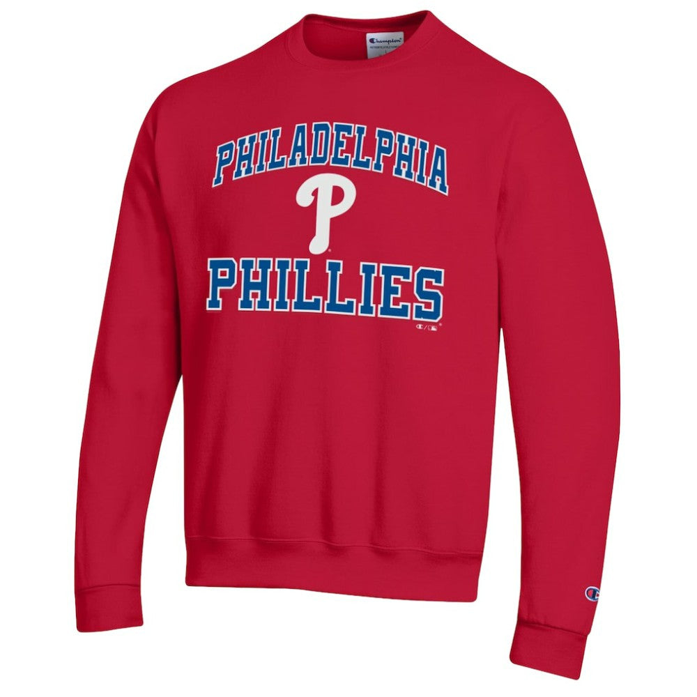 Philadelphia Phillies Champion Heart & Soul Powerblend Sweatshirt Red
