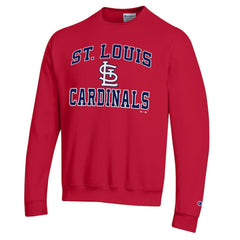 St. Louis Cardinals Champion Heart & Soul Powerblend Sweatshirt Red