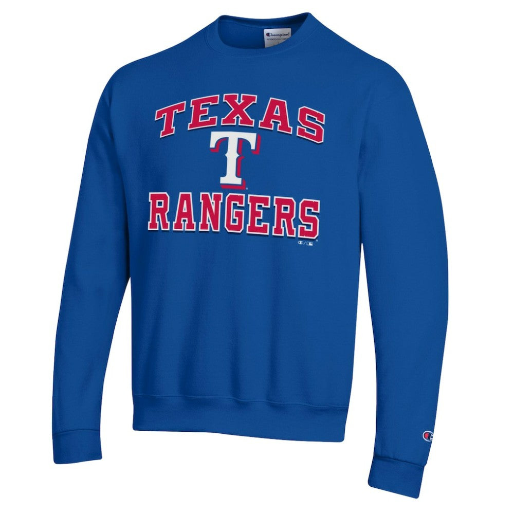 Texas Rangers Champion Heart & Soul Powerblend Sweatshirt Royal