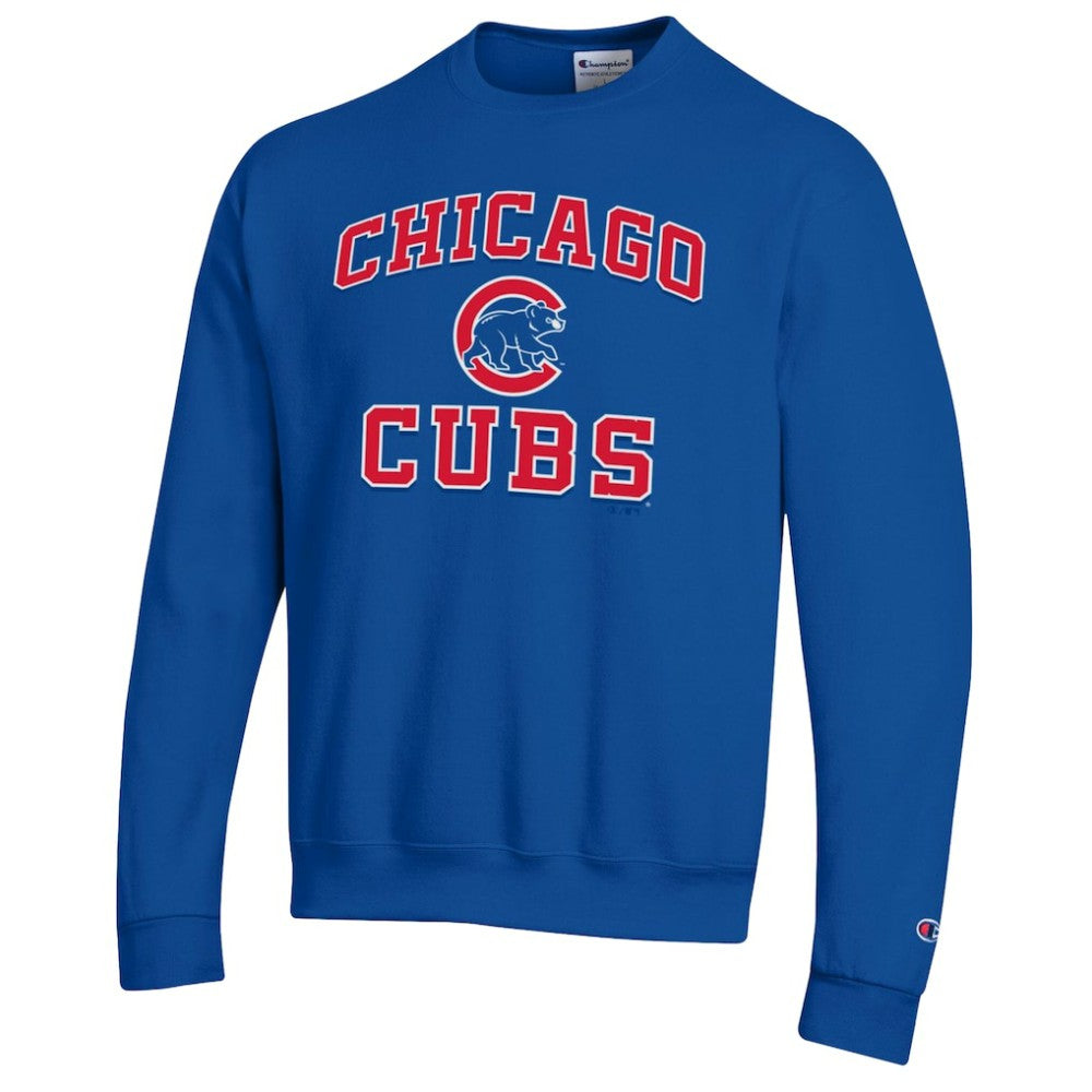 Chicago Cubs Champion Heart & Soul Powerblend Sweatshirt Royal