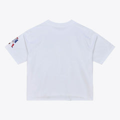 New England Patriots Women's Head Coach Cropped T-Shirt - White on sale