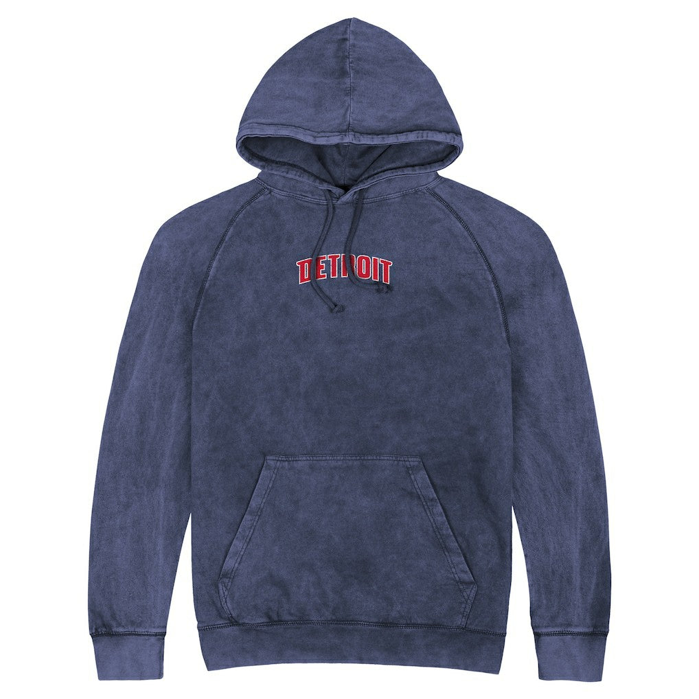 Detroit Pistons Stadium Essentials Unisex Get Back Vintage Raglan Hoodie sale - Blue cheap