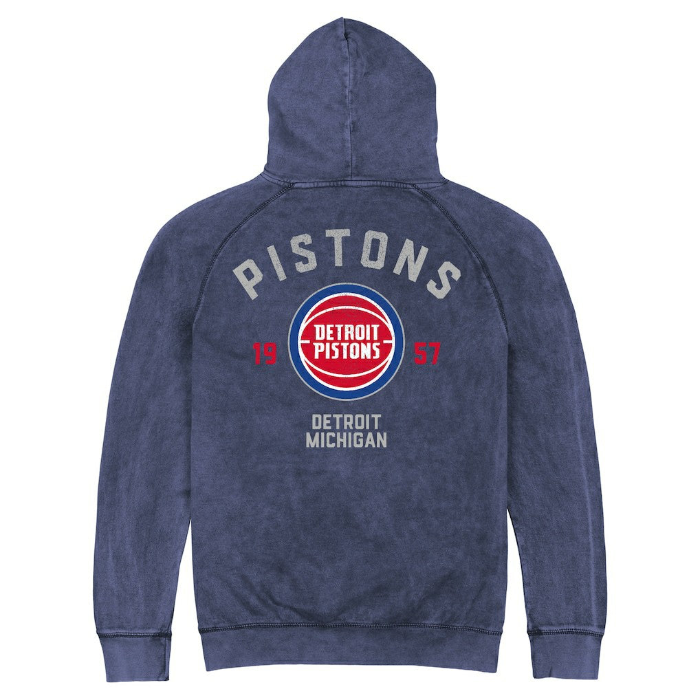 Detroit Pistons Stadium Essentials Unisex Get Back Vintage Raglan Hoodie sale - Blue cheap