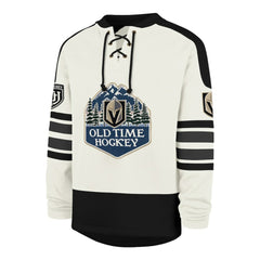 Vegas Golden Knights '47 Pond Hockey Trio Eternal Lacer Sweatshirt - Cream Sweatshirts
