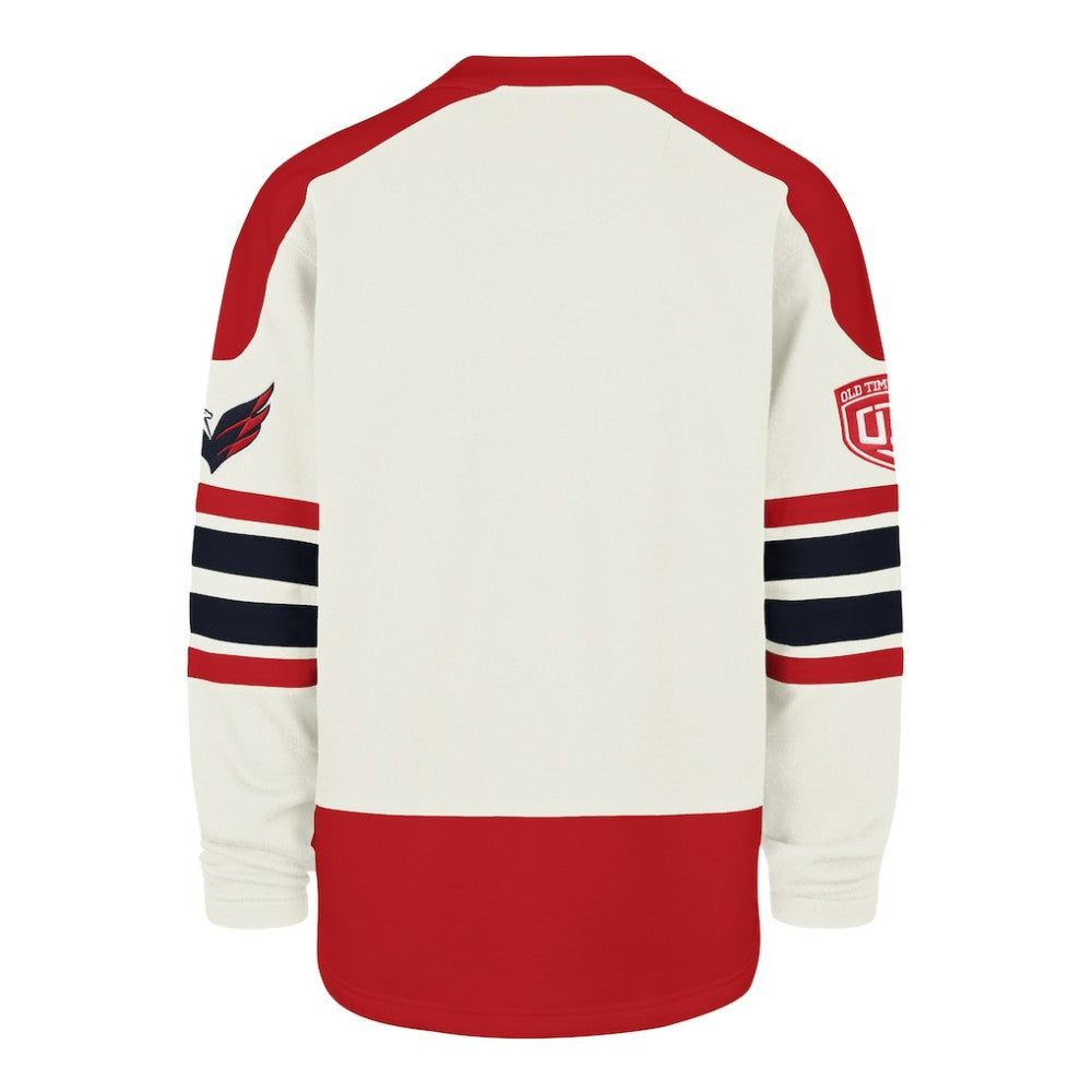 Washington Capitals '47 Pond Hockey Trio Eternal Lacer Sweatshirt - Cream Sweatshirts