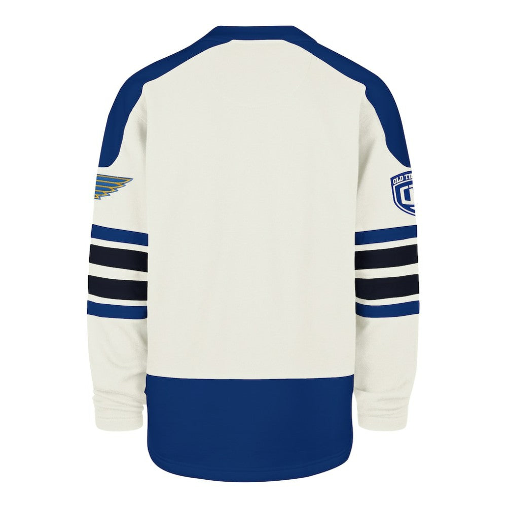St. Louis Blues '47 Pond Hockey Trio Eternal Lacer Sweatshirt - Cream Sweatshirts