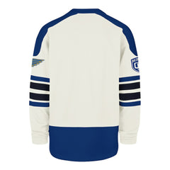 St. Louis Blues '47 Pond Hockey Trio Eternal Lacer Sweatshirt - Cream Sweatshirts