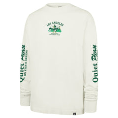 Los Angeles Dodgers Quiet Please Foundation Long Sleeve T-Shirt Cream
