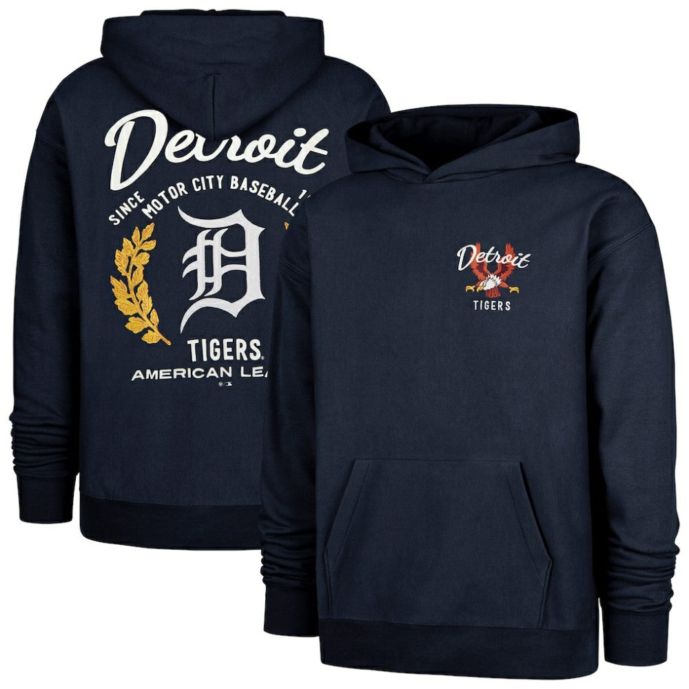 Detroit Tigers Souvenir Laurels Foundation Hoodie Navy