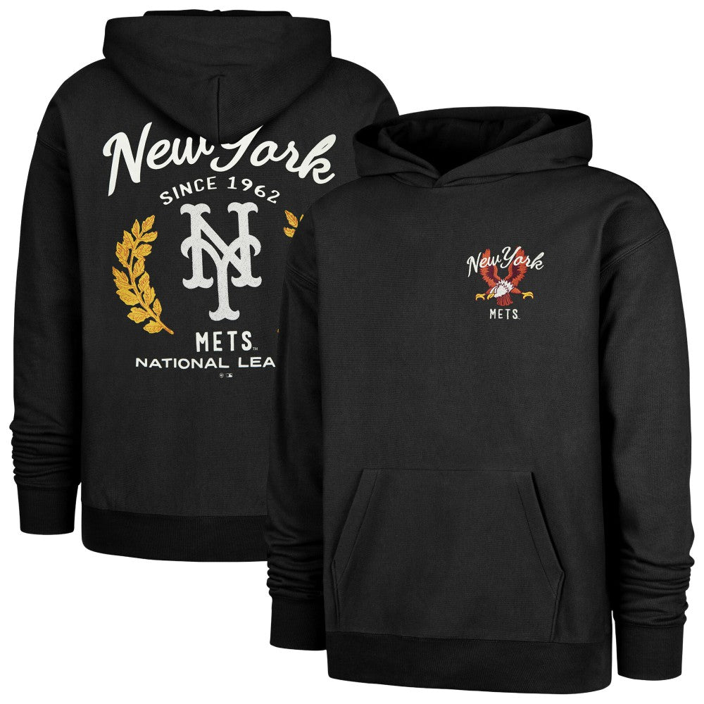 New York Mets Souvenir Laurels Foundation Hoodie Black