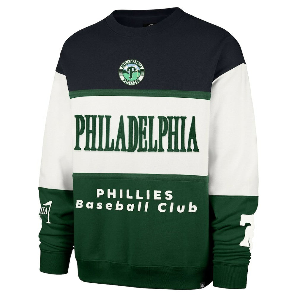 Philadelphia Phillies Tee Up Maximalist Fleece Sweatshirt Green
