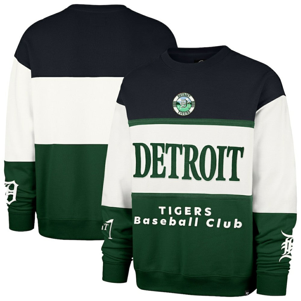 Detroit Tigers Tee Up Maximalist Fleece Sweatshirt Green