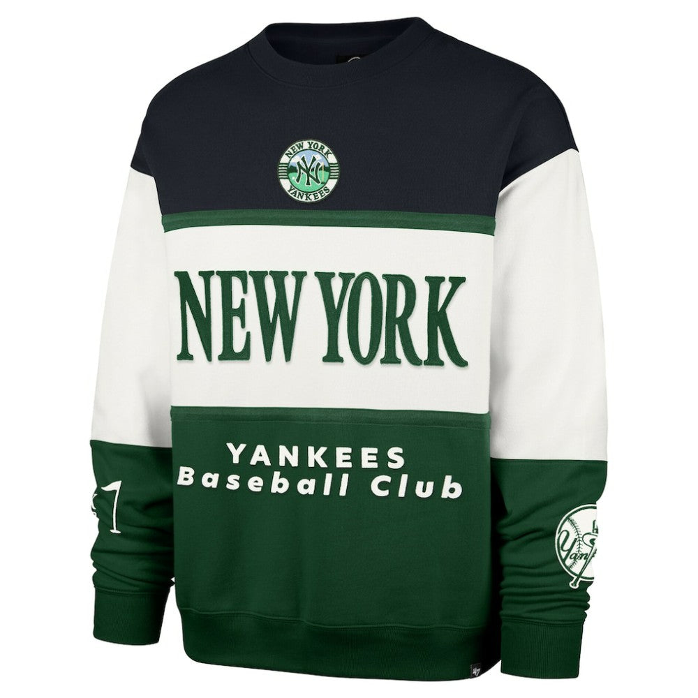 New York Yankees Tee Up Maximalist Fleece Sweatshirt Green
