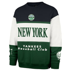 New York Yankees Tee Up Maximalist Fleece Sweatshirt Green