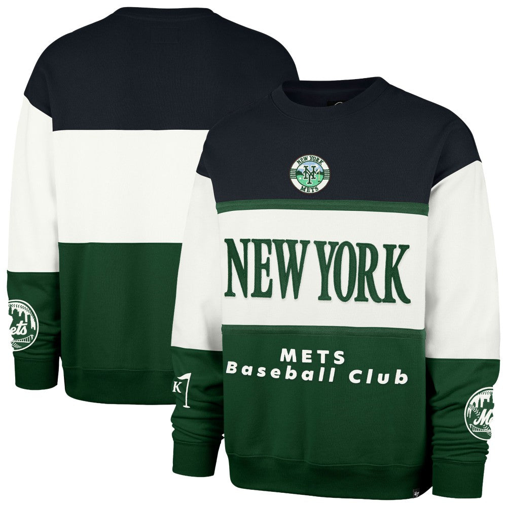 New York Mets Tee Up Maximalist Fleece Sweatshirt Green
