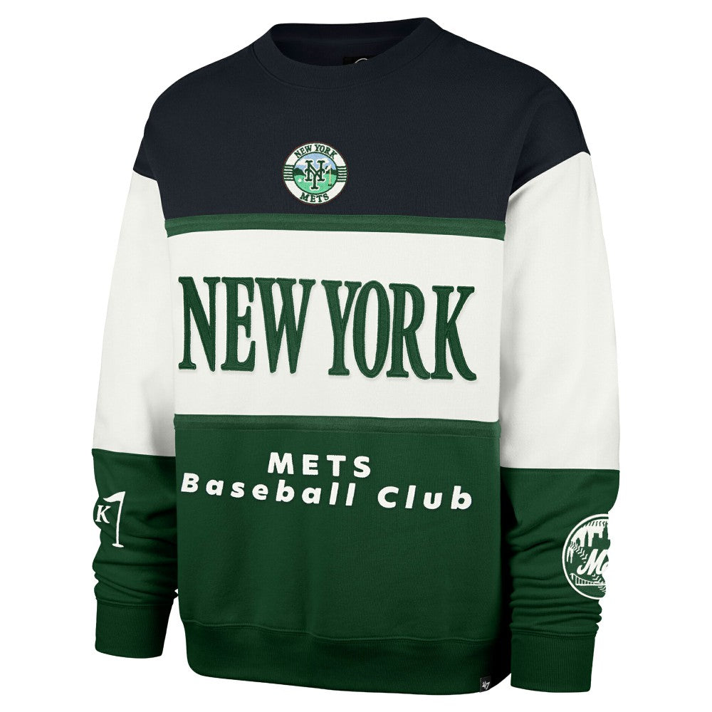 New York Mets Tee Up Maximalist Fleece Sweatshirt Green