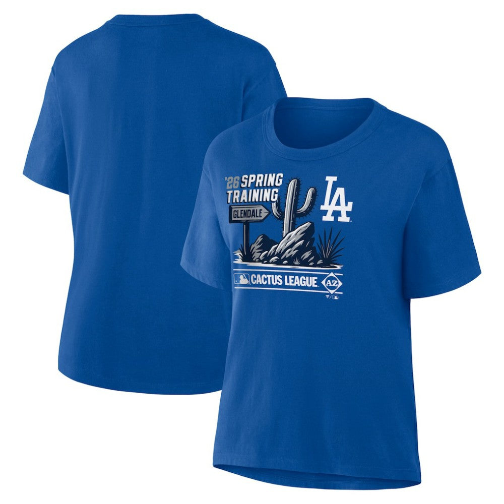Los Angeles Dodgers Women's 2026 Spring Training Cactus League Hometown Special T-Shirt Royal
