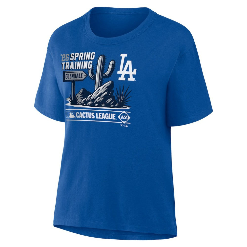 Los Angeles Dodgers Women's 2026 Spring Training Cactus League Hometown Special T-Shirt Royal