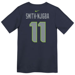 Jaxon Smith-Njigba Seattle Seahawks Preschool Super Bowl LX Patch Name & Number T-Shirt - College Navy cheap