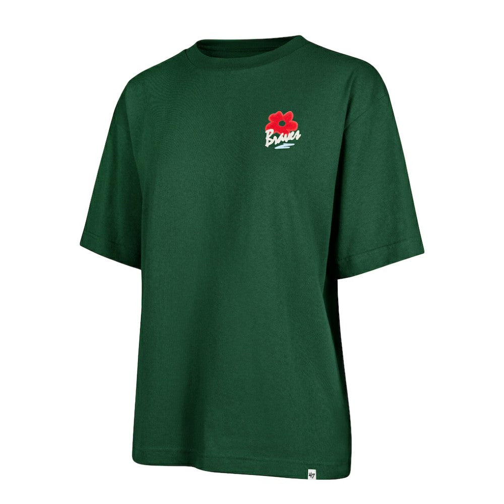 Atlanta Braves Unisex Gallery Foundation T-Shirt Dark Green