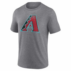 Arizona Diamondbacks Heritage Personalized Any Name & Number Tri-Blend T-Shirt Gray