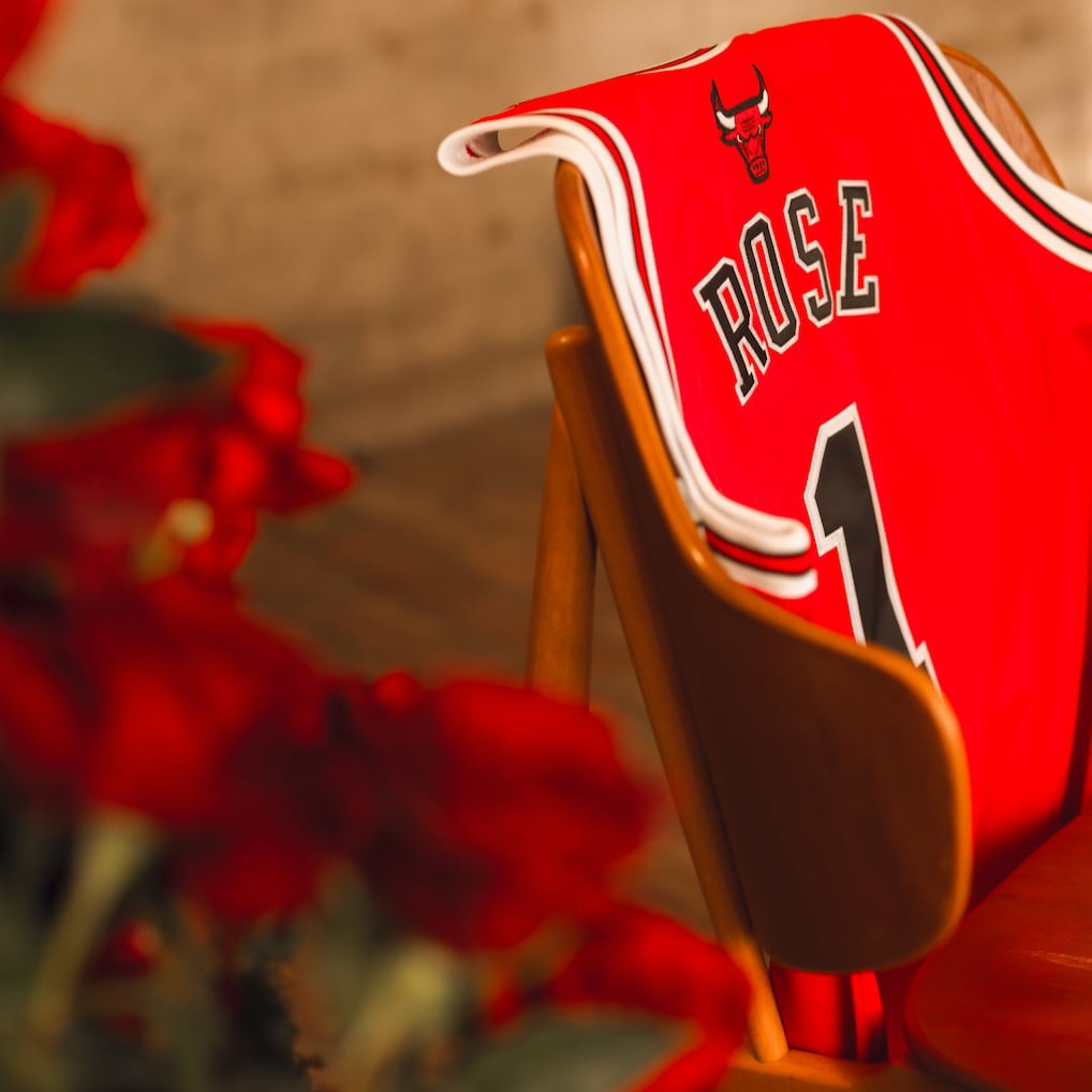 Derrick Rose Chicago Bulls 2008-09 Authentic Jersey sale - Red for sale