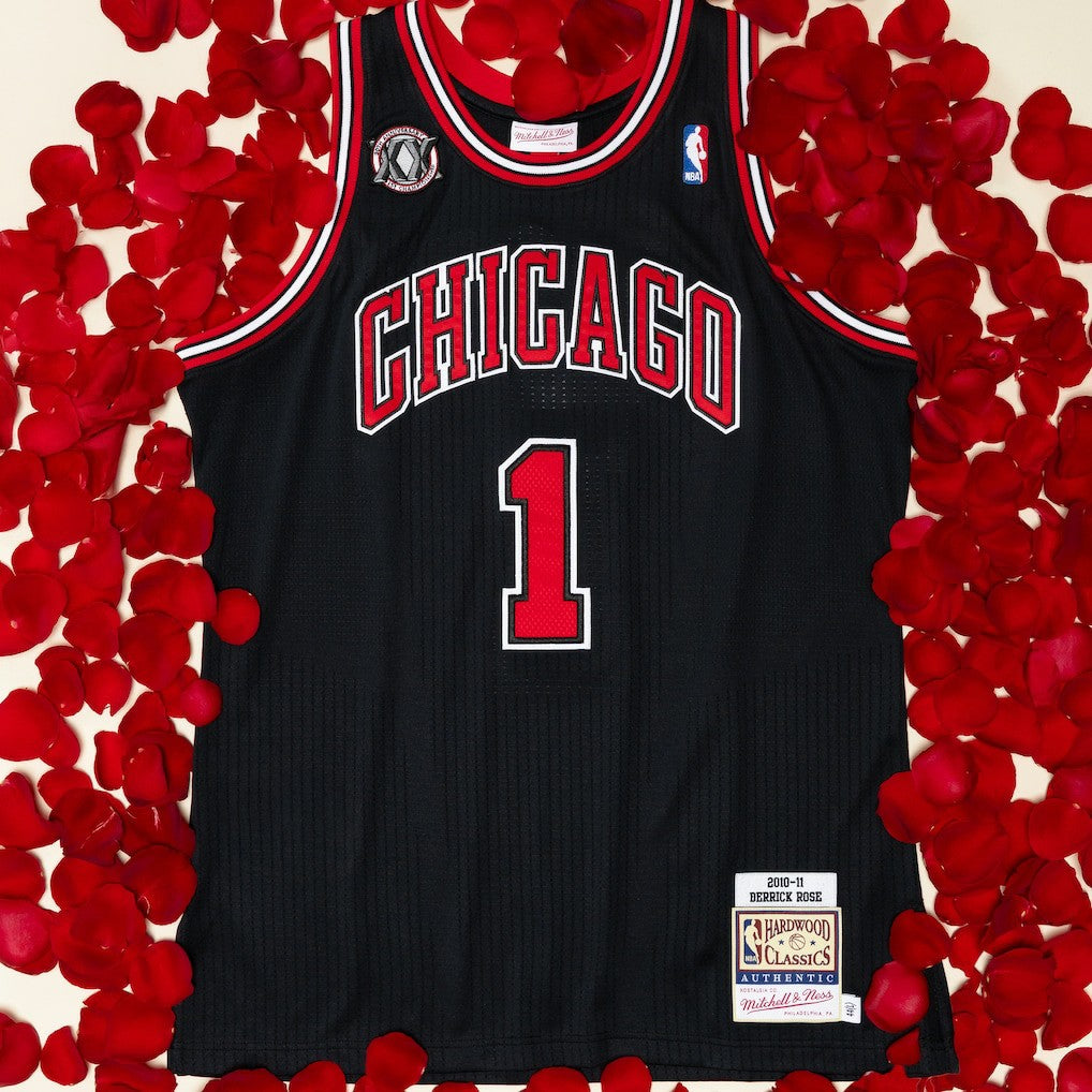 Derrick Rose Chicago Bulls 2010-11 Authentic Jersey sale - Black cheap