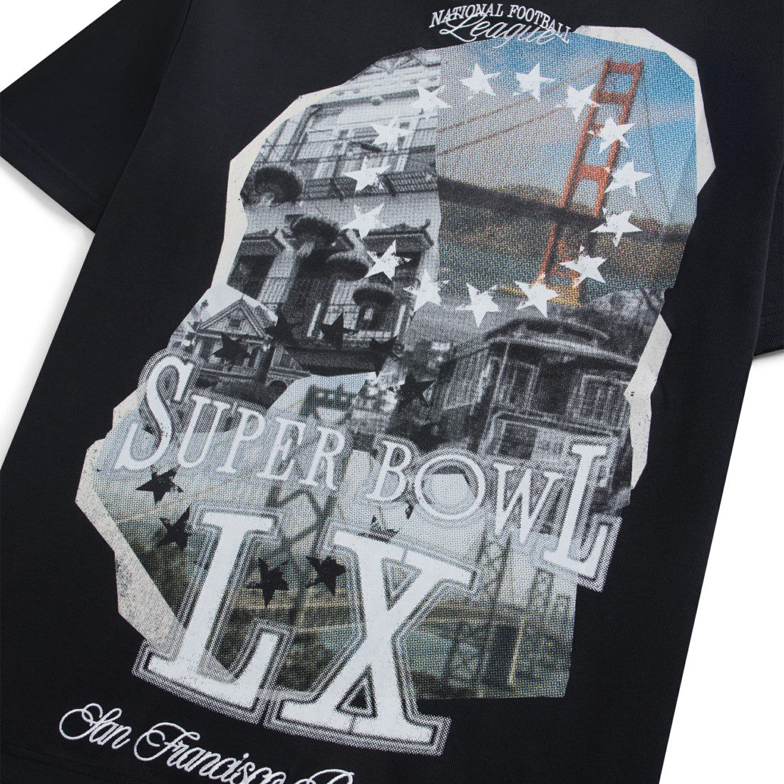 Off Season x NFL Unisex Super Bowl LX Graphic T-Shirt - Black cheap