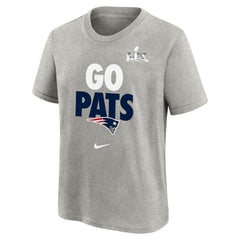 New England Patriots Youth Super Bowl LX Fast As Fast Gets Hometown Slogan T-Shirt - Gray discount