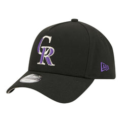 Colorado Rockies Youth 9FORTY A-Frame Adjustable Hat Black