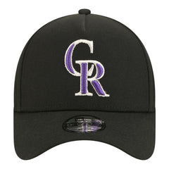 Colorado Rockies Youth 9FORTY A-Frame Adjustable Hat Black