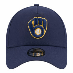 Milwaukee Brewers Youth 9FORTY A-Frame Adjustable Hat Navy
