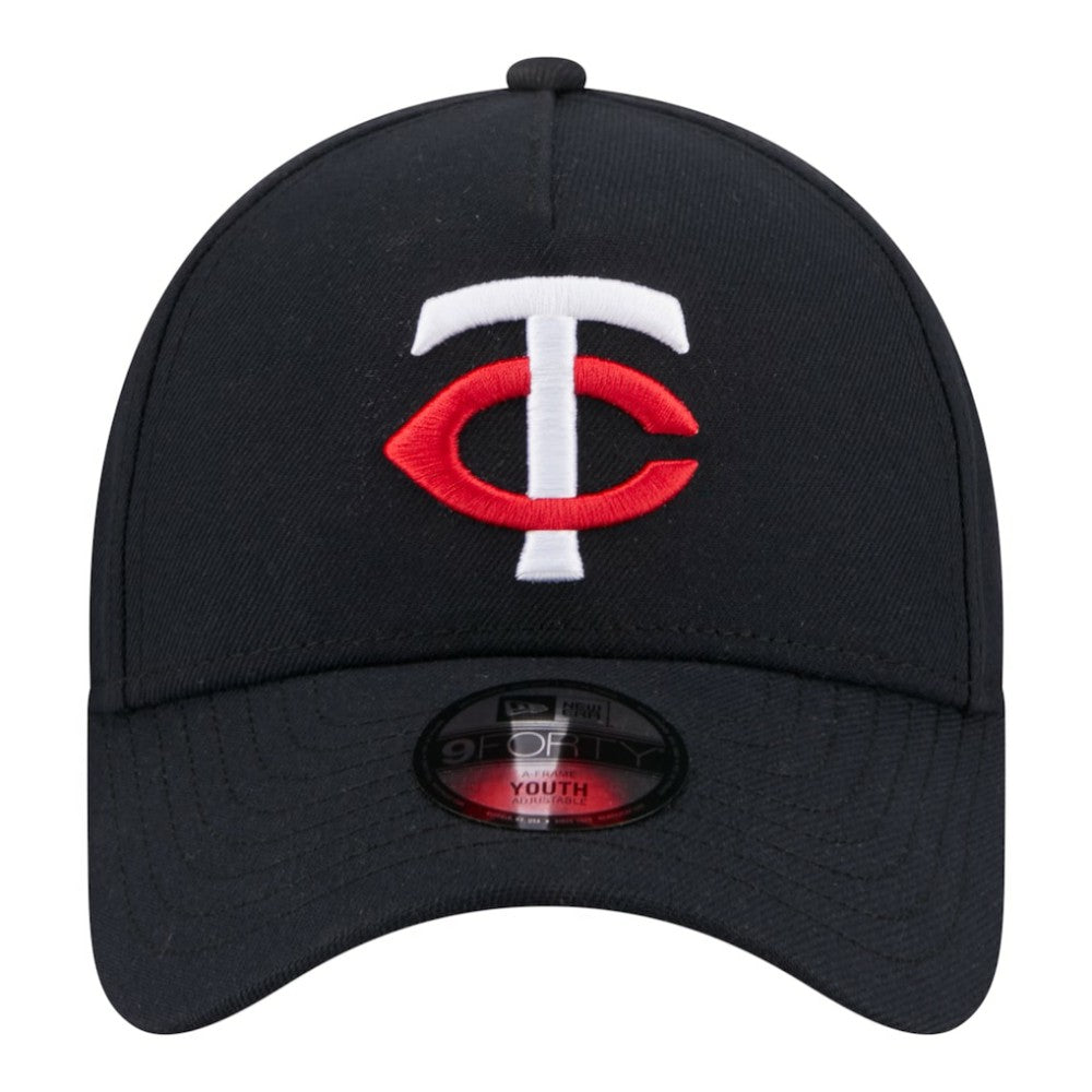 Minnesota Twins Youth 9FORTY A-Frame Adjustable Hat Navy